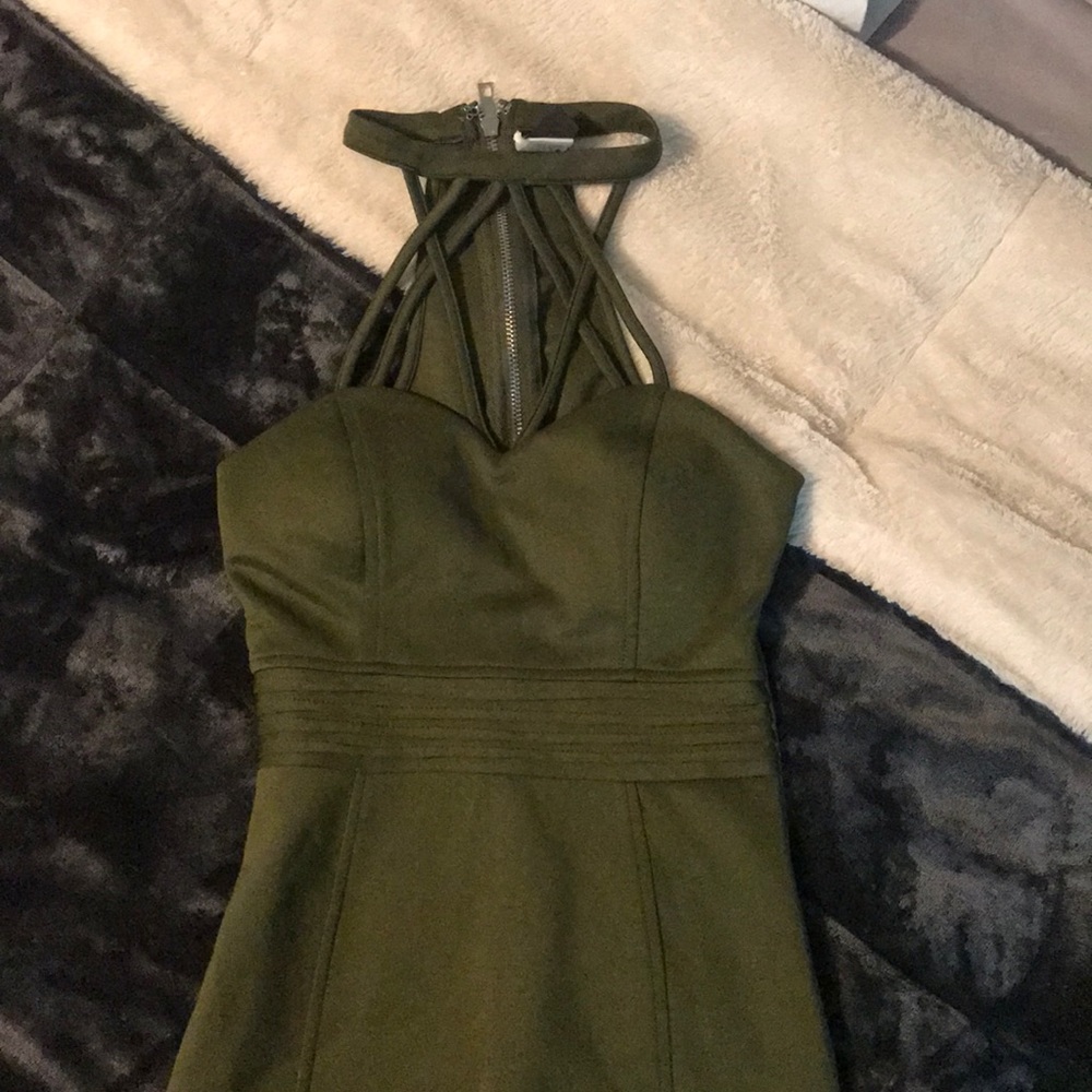 Fitted Olive dress